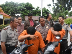 Polsek Bukit Raya ungkap 5 pelaku curanmor
