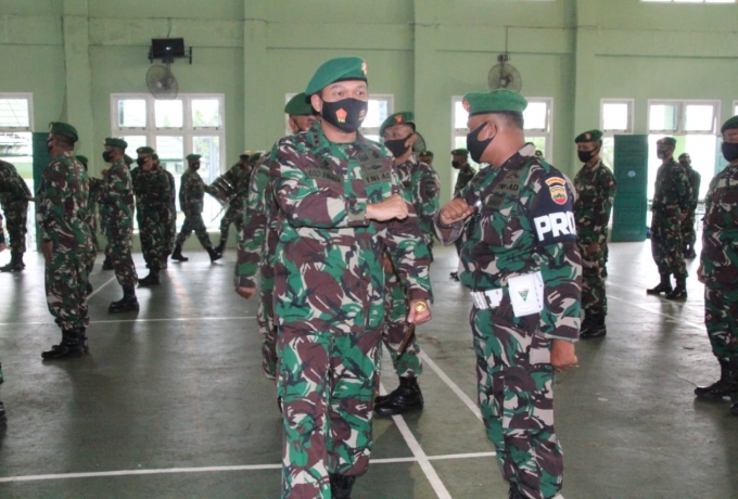 Dandim 0313/KPR Lantik Kenaikan Pangkat 66 Prajurit