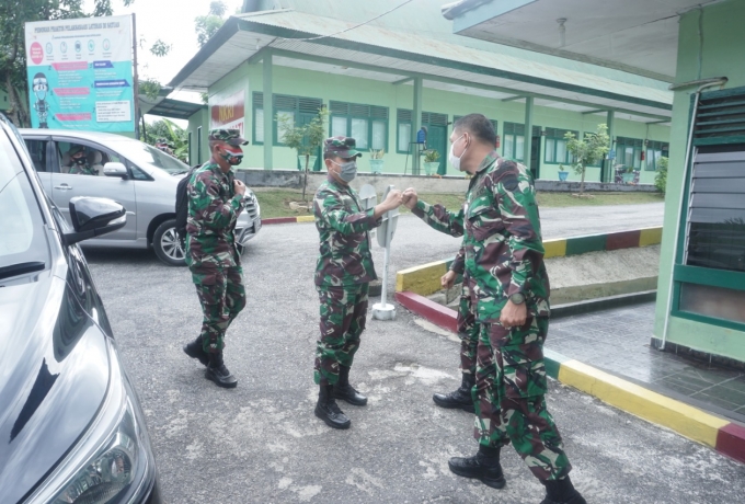 Kodim 0313/KPR Terima Kunker Tim Waslakgiat Permildas Kodiklatad