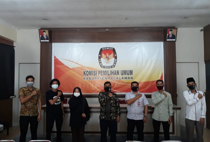 HIPMAWAN Silahturahmi bersama KPU Kabupaten Pelalawan