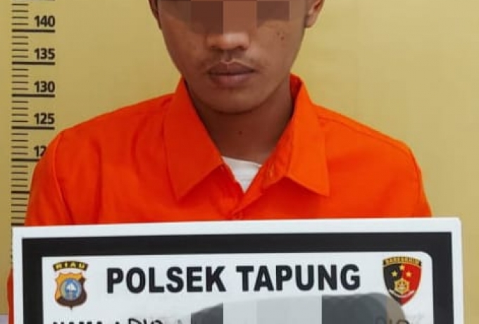 Cabuli Anak Gadis Dibawah Umur, Pemuda ini Diamankan Polsek Tapung
