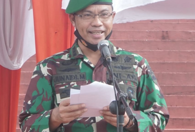 Mewakili Danrem 031/WB, Kasrem Terima Hibah 50 Unit Kenderaan Roda dua dari Pemda Kabupaten Pelalawa