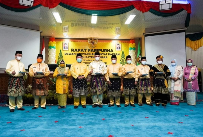 DPRD Kabupaten Kampar Gelar Sidang Paripurna Sambut HUT Kampar Ke 71