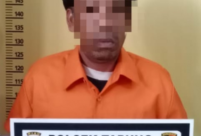 Polsek Tapung Tangkap SF, Seorang Pelaku yang Tega Aniaya Istrinya Sendiri