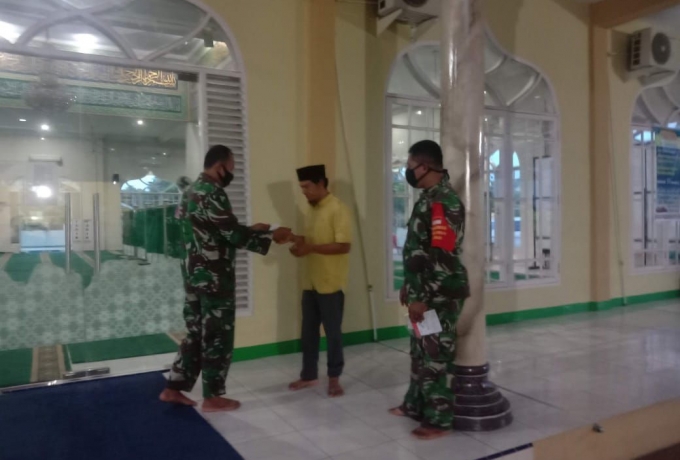 Babinsa Koramil 16/Tapung Tingkatkan Patroli Di Bulan Puasa