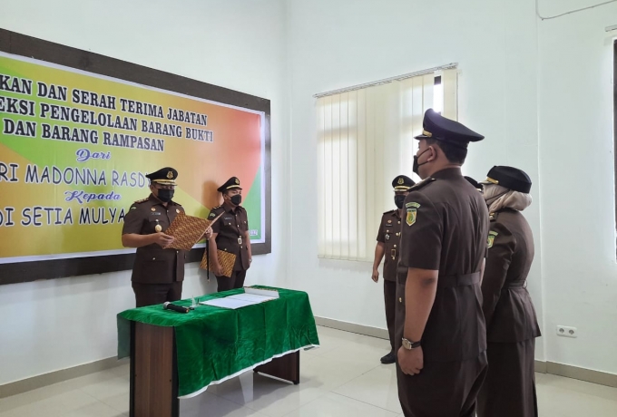 Kejari Kampar Gelar Sertijab Kasi BB