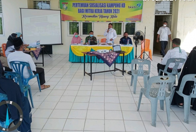 Dukung Program KB, Danramil 16/Tapung Hadiri Sosialisasi Kampung KB