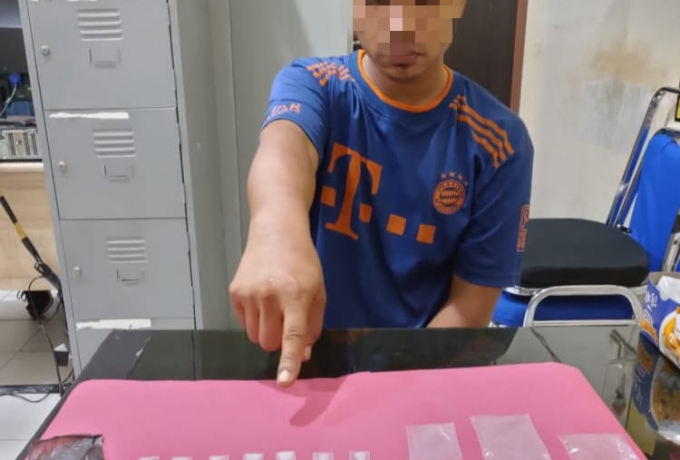 Kantongi 28 Paket Sabu, Warga Desa Batu Belah ini Ditangkap Tim Satresnarkoba Polres Kampar