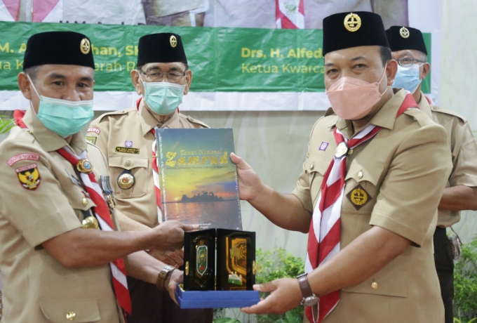 Tiga Kwarcab di Siak Berhasil Raih Penghargaan Gugus Depan Terbaik Ramah Lingkungan Regional Sumater