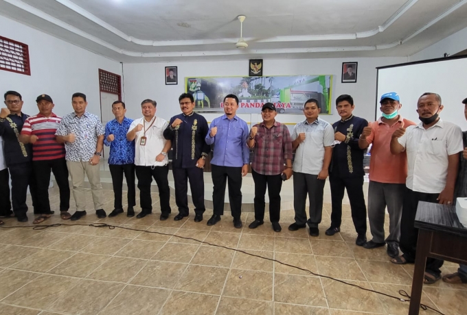Atasi Banjir, Tony Hidayat Wakil Ketua DPRD Kampar Tinjau Lokasi Pembangun Embung Di Siakhulu