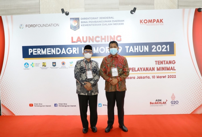 Kemendagri Luncurkan Standar Pelayanan Minimal, Sekda Arfan : Standar Acuan Pembangunan Pemerintah 