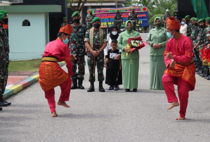 Kodim 0313/KPR Sambut Dandim Baru Letkol Arh Mulyadi