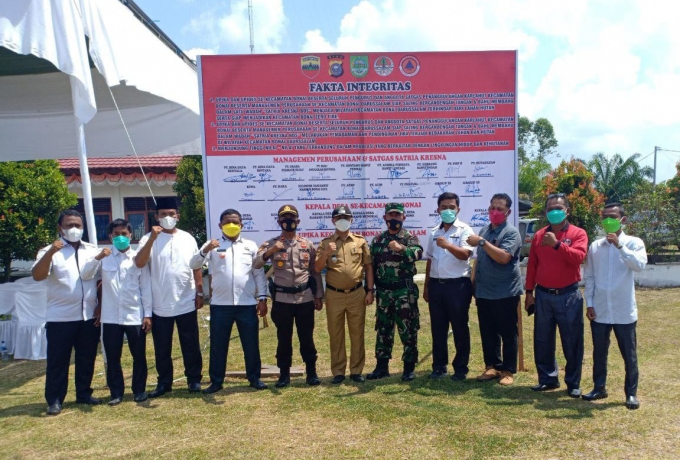 Cegah Karhutla, Petugas Gabungan Gelar Apel Pasukan 