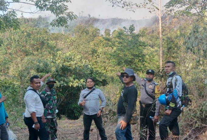 TNI POLRI Bersama MPA Laksanakan Patroli Karhutla