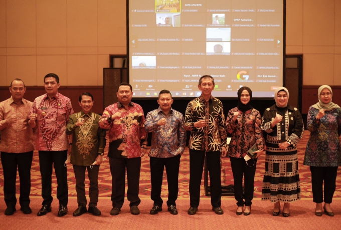 Kecamatan Siak Hulu Masuk Dalam RDTR, Bupati Kampar Lakukan Rakor Dengan Kementerian ATR/BPN RI 