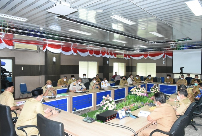 Bupati Kampar Gesa Percepatan Pembangunan Semua Kegiatan Satker