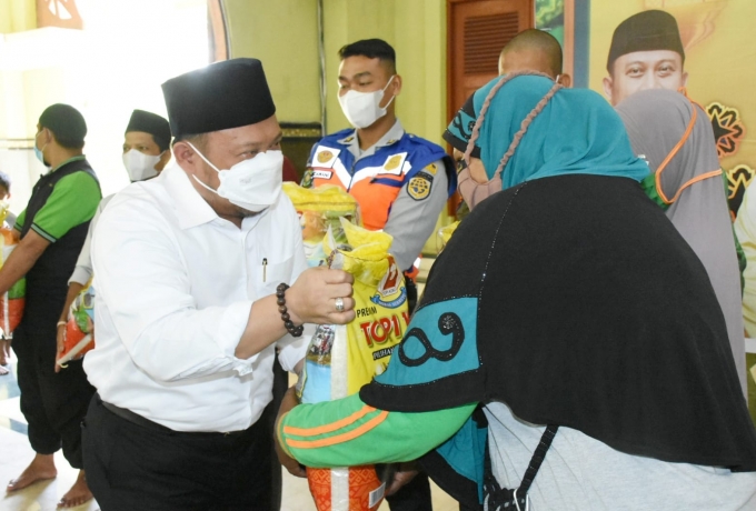 Bupati Kampar Lepas Secara Resmi Tim Safari Ramadhan 1443 H Pemkab Kampar