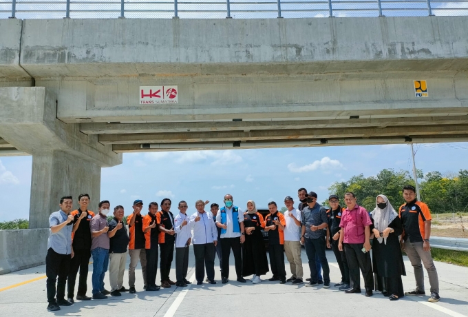 Jmsi Kampar Tinjau Jalan Tol Pekanbaru Bangkinang