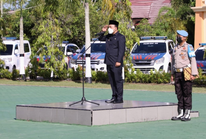 Jadi Pembina Apel Gelar Pasukan Operasi Ketupat 2022, ini kata Wabup Siak