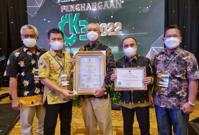 PT RAPP Raih Penghargaan K3 dari Menaker RI