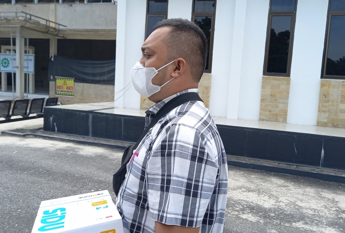 Dalami Dugaan Kasus Mafia Pupuk Bersubsidi Kejari Kampar Periksa Pemilik Kios UD Lima Tuntuo Tani