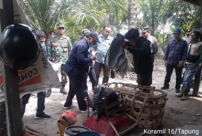 Babinsa Koramil 16/Tapung Bersama Pihak Kepolisian Dampingi Eksekusi Tanah Seluas 2 Hektar