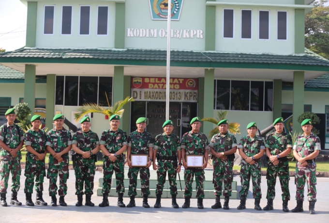 Dandim 0313/KPR Pimpin Korp Raport Pindah Satuan