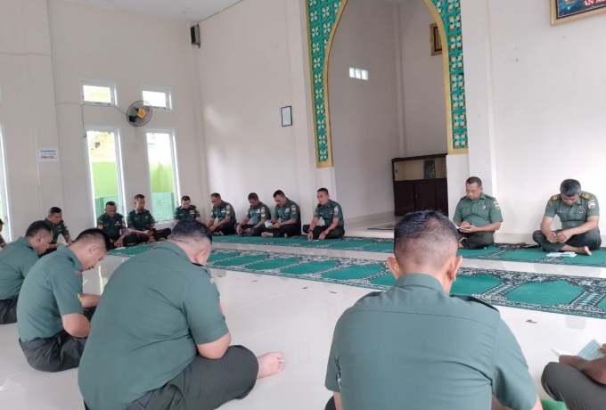 Kodim 0313/KPR Gelar Pembacaan Surat Yasin dan Doa Bersama