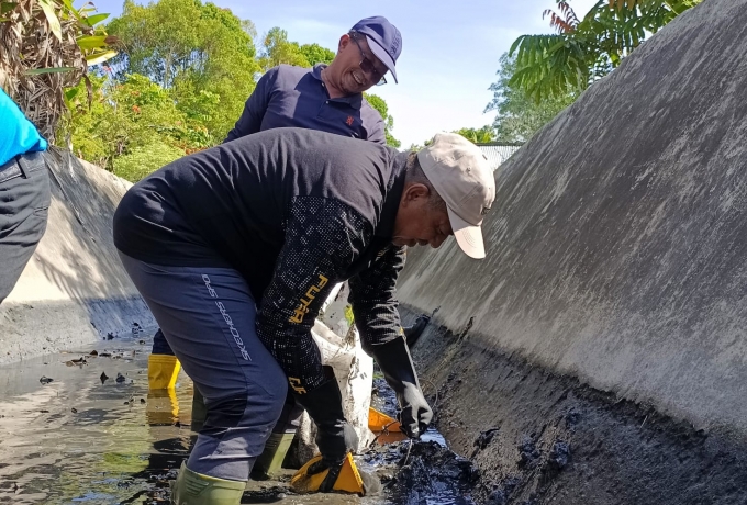 Sempena HUT Siak ke 23, Pemkab Siak laksanakan Gotong Royong bersama