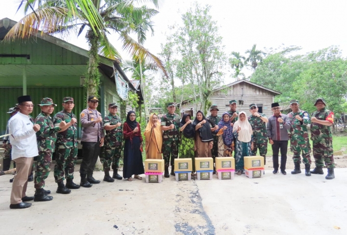 Tinjau Langsung Lokasi TMMD Ke-115 Di Kelurahan Teluk Meranti, Ini Kata Danrem 031/Wirabima