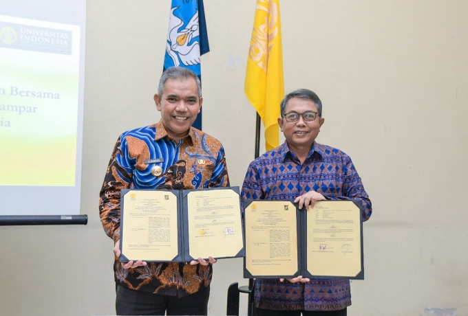 Tingkatkan SDM Berdaya Sain Tinggi, Pj Bupati Kampar Lakukan MOu dengan Universitas Indonesia 