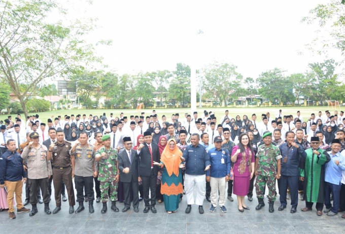 750 Anggota PPS Pemilu 2024 Resmi Dilantik, Pemkab Kampar berharap Jaga Integritas, Jujur dan Adil