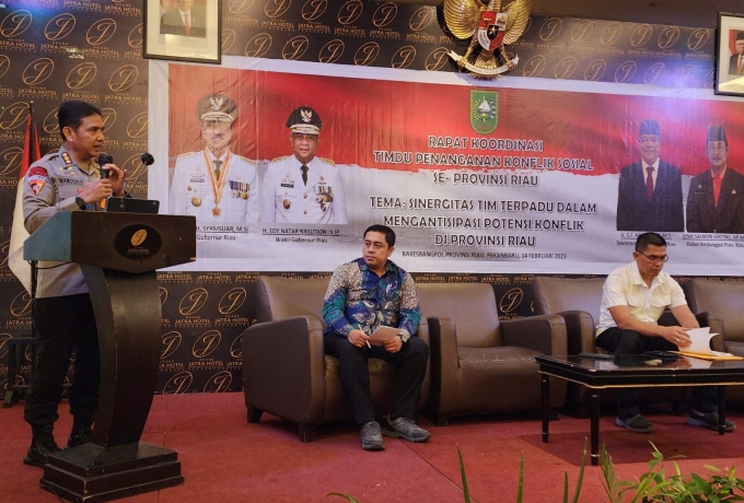 Penyelesaian Konflik Menjadi Atensi Khusus Polda Riau