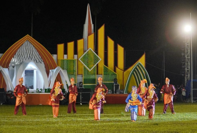 Tampilan Megah Syarat Nuansa Islami Meriahkan Pembukaan MTQ Ke 52 Kabupaten Kampar