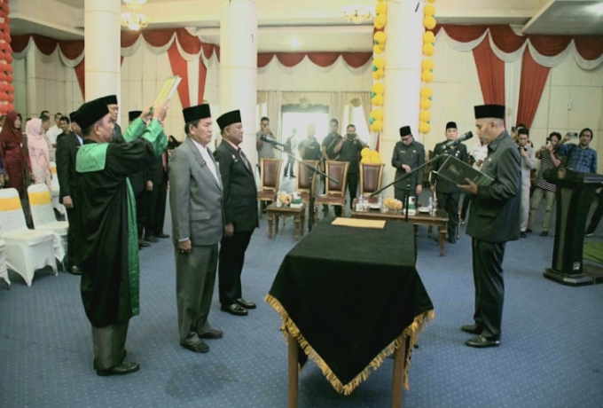 Percepat Pembangunan Pj Bupati Kampar Lantik Pejabat Eselon II di Lingkungan Pemkab Kampar  