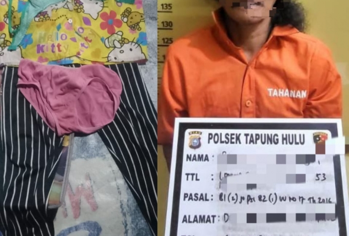 Kakek ini Tega Cabuli Anak Dibawah Umur Sebanyak 5 Kali, Hingga Korban Hamil