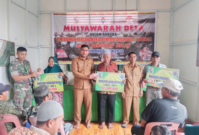 Babinsa Koramil 15/Kk Hadiri Rapat Penyusunan Rencana Kerja Pemerintah 