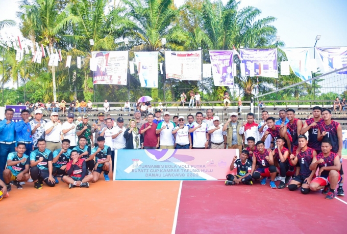 Cari Bibit Berprestasi Pemkab Kampar Gelar Bola Voli Bupati Kampar Cup 2023