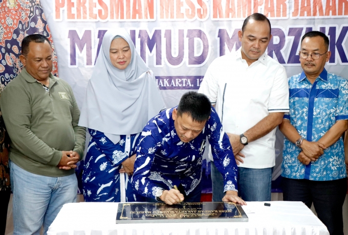 Pj Bupati Hambali, Resmikan Mes Kampar di Jakarta Yang Di Beri Nama Pejuang Kampar