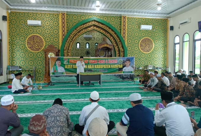 Kakan Kemenag Kampar Fuadi, Himbau Karu Dan Karom Untuk Mewakafkan Diri Dalam Melayani JCH