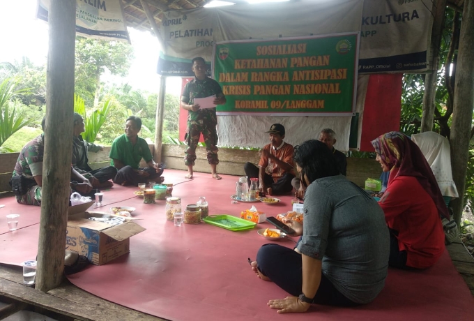 Waspadai Darurat Pangan Nasional Koramil 09/Lgm Adakan Sosialisasi