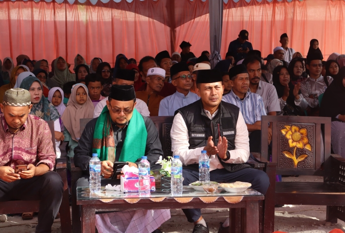 Hadiri Acara Tasyakuran Kelulusan Santri Ponpes Darul Fatah, Dandim 0313/Kpr Berikan Apresiasi