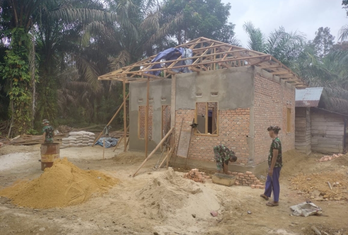 Membangun Rumah Sejuta Harapan: Satgas TMMD Ke 121 Komitmen Selesaikan Pembangunan