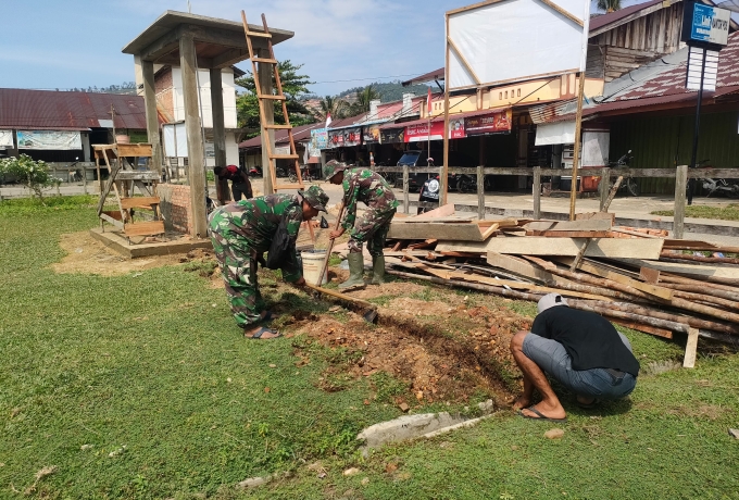 Kejar Target, Tim Satgas TMMD Kodim 0313/Kpr Terus Pacu Pembuatan Sumur Bor