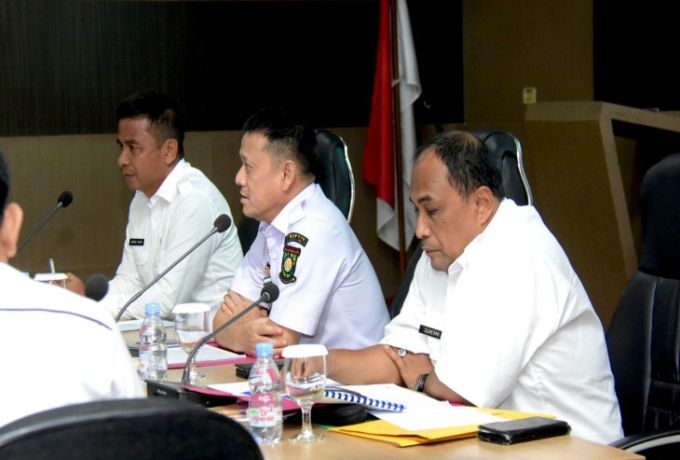 Pemkab Kampar Lakukan Rapat Persiapan Penyusunan Laporan Kinerja Pj Bupati