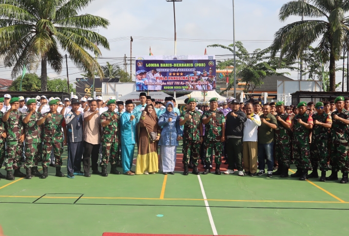 Kodim 0313/KPR Gelar Lomba PBB Tingkat SMA, Asah Kedisiplinan dan Semangat Patriotisme Generasi Muda
