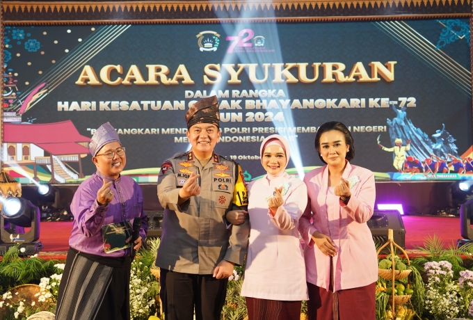 Hadiri Kegiatan HKGB ke-72, Kapolda Riau, Eksistensi Bhayangkari luar biasa