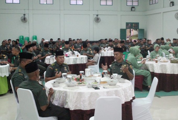 Kodim 0313/KPR Gelar Buka Puasa Bersama, Jalin Silaturahmi dan Tingkatkan Kemantapan Satuan  