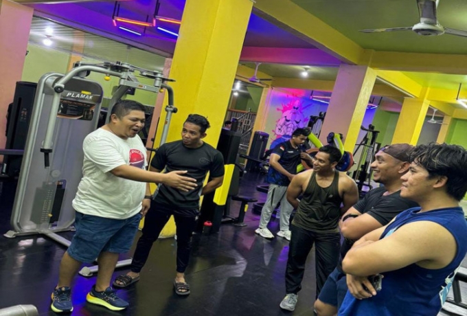 Pemkab Kampar Bersama Ketua PBFI, Kunjungan Ke Klub GYM, Dukung Kemajuan Atlit Kampar