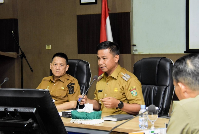Bupati Kampar Pimpin Rapat Kerja Perangkat Daerah Tahun Anggaran 2025